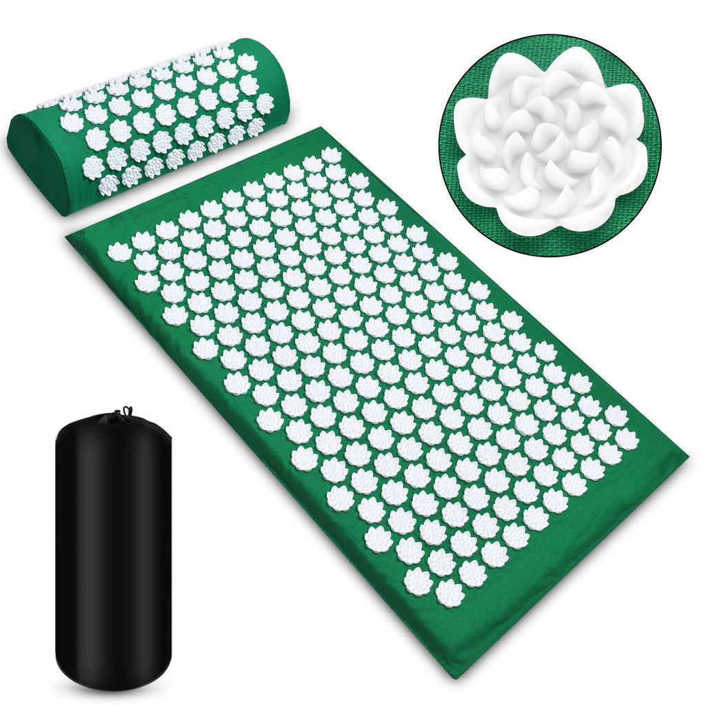 Acupressure Massage Mat With Pillow Set