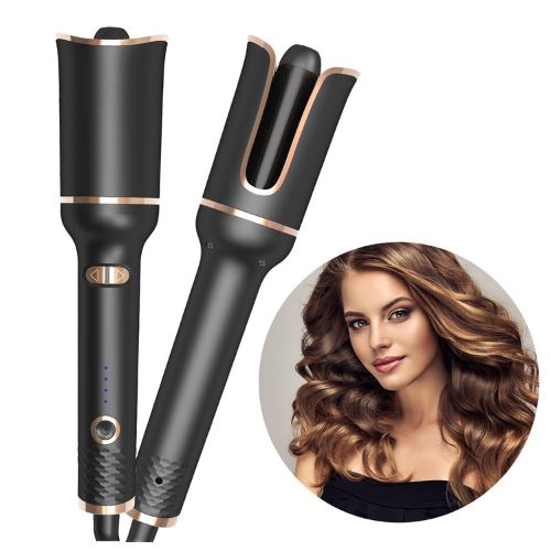Automatic Hair Curler - Ceramic Auto Curling Iron with Digital Temperature Control