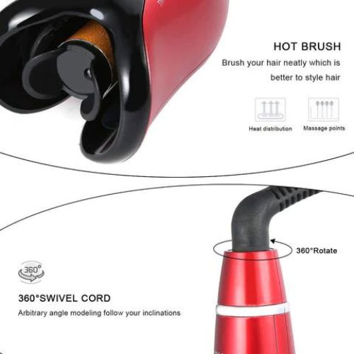 Automatic Hair Curler - Ceramic Auto Curling Iron with Digital Temperature Control