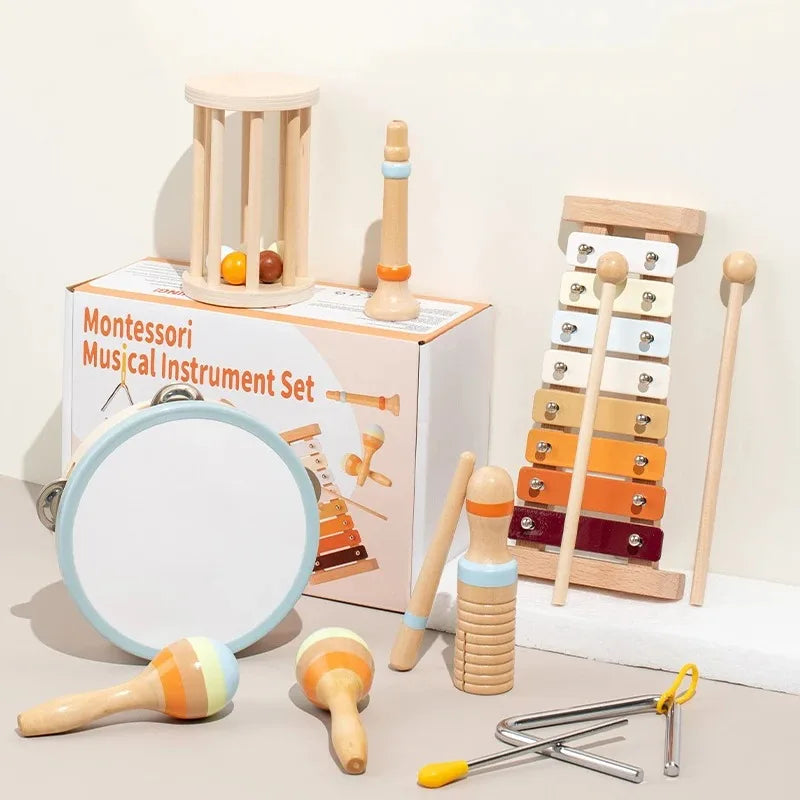 Wooden Musical Rattel Set for Toddlers