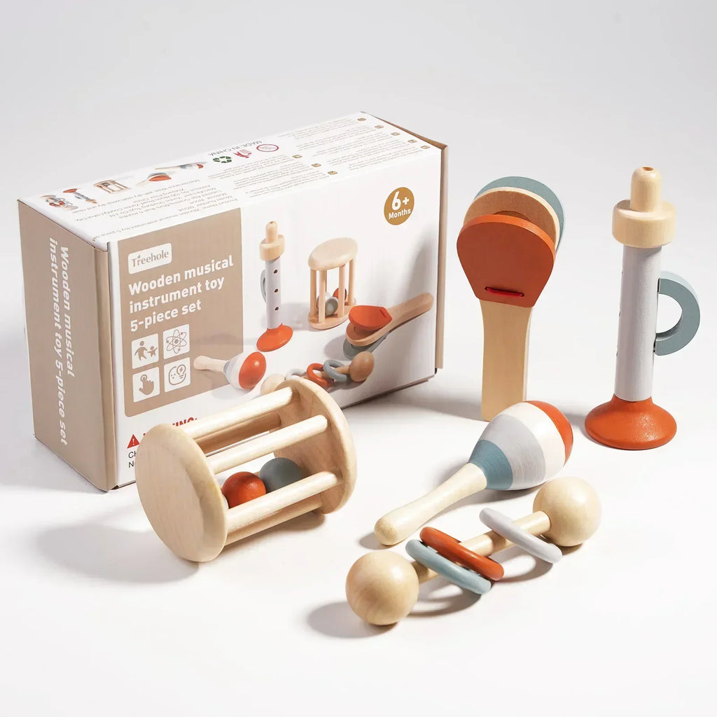 Wooden Musical Rattel Set for Toddlers