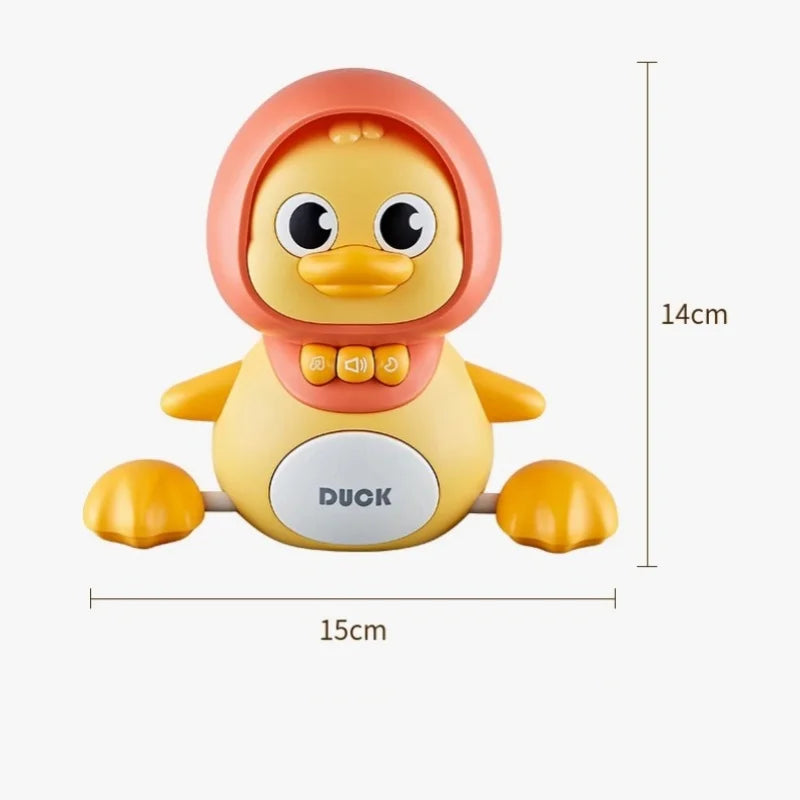 Baby Crawling Duck Toy Set – Interactive 1 Mama Duck & 2 Ducklings with Lights