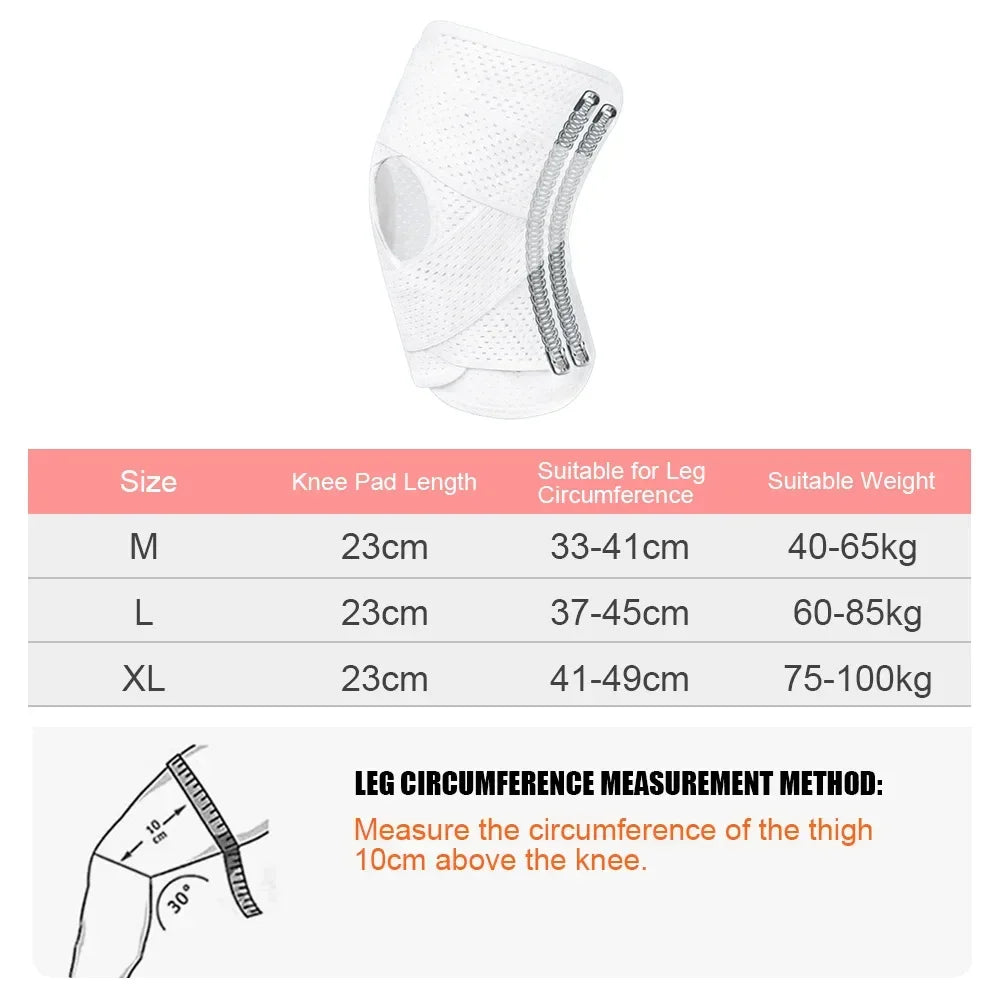 Pressurized Elastic Knee Braces (Pads) for Knee Pain, Arthritis, Joint Pain, Pain Relief