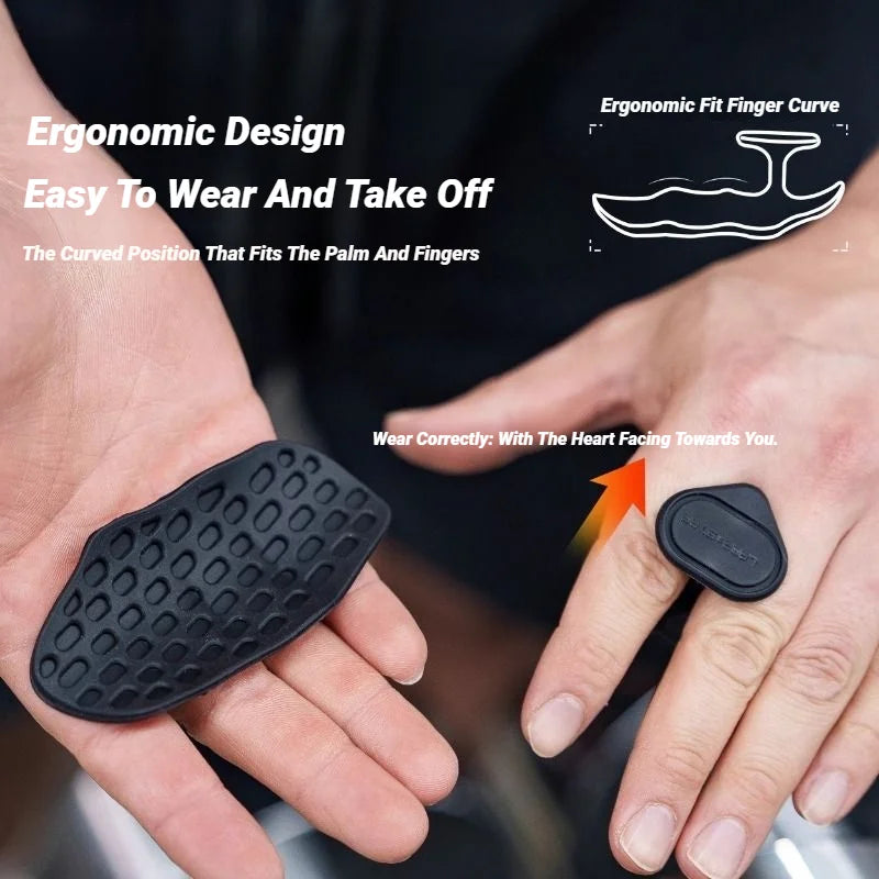 Perfect Anti Slip Grips for Weight Lifting, Workouts, Heavy lifting, Sweaty Palms.