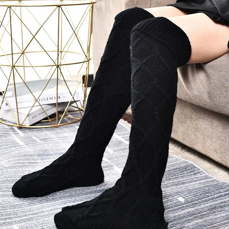 Hot Selling Woolen Socks Thickened Stockings Woolen Ball Socks Pile Up Socks Winter New Stockings  Bow Knots Woolen balls