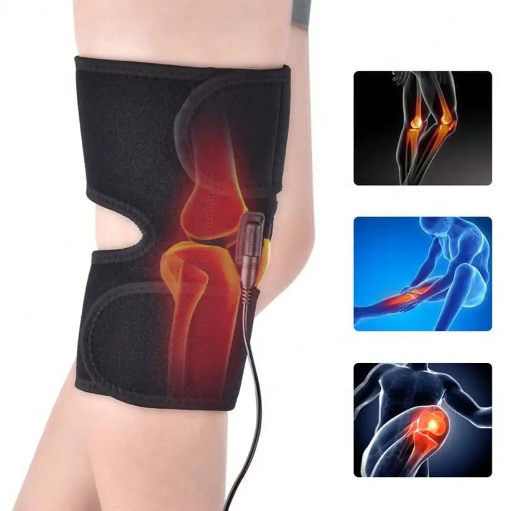 Instant Heat USB Knee Wrap – Soothing Warmth Therapy for Joint & Muscle Comfort, Pain Relief