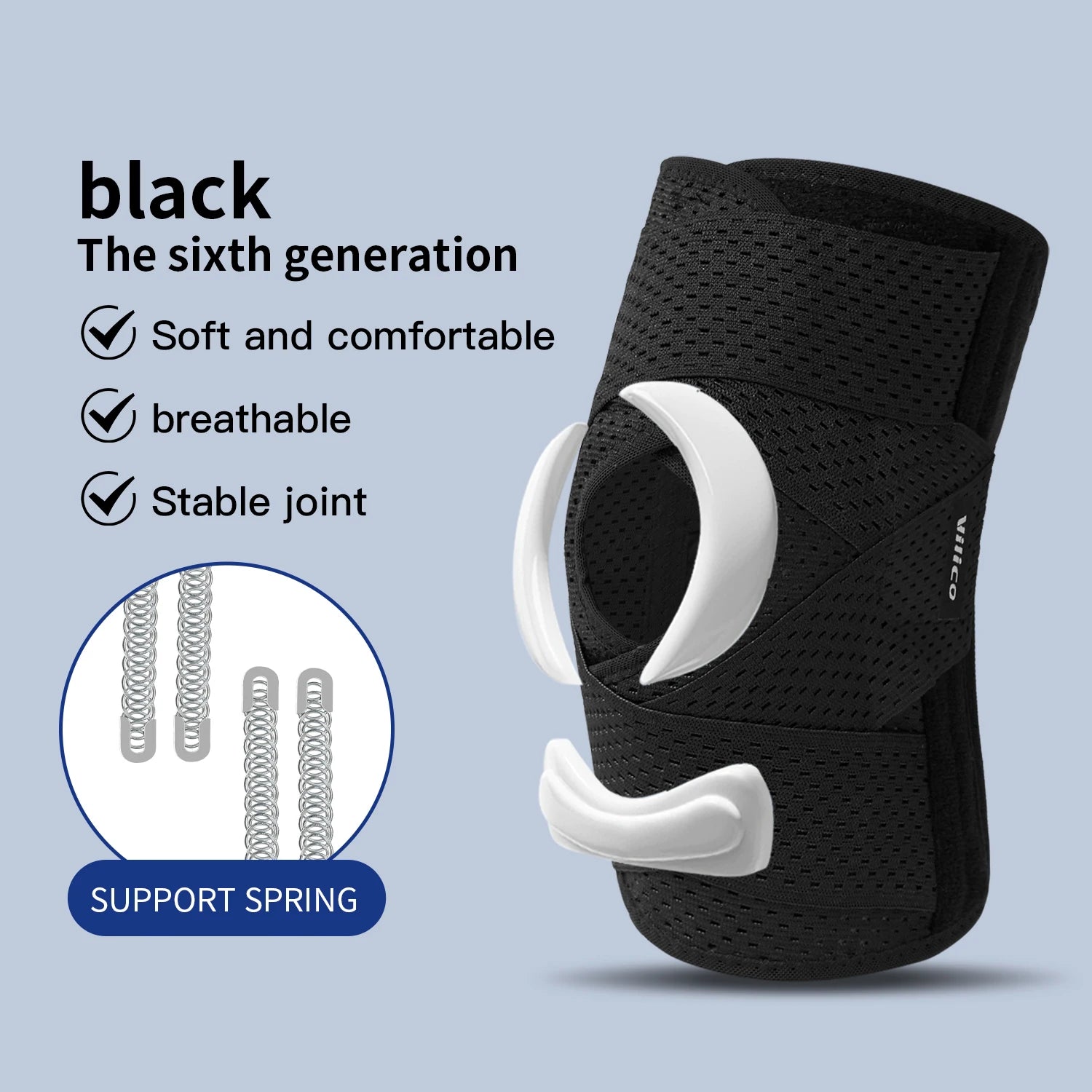 Pressurized Elastic Knee Braces (Pads) for Knee Pain, Arthritis, Joint Pain, Pain Relief