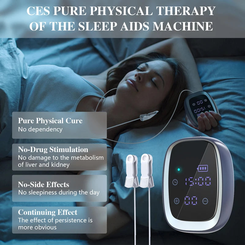 Sleep Aid Stimulation Therapy for Anxiety, Depression, Fast Sleep