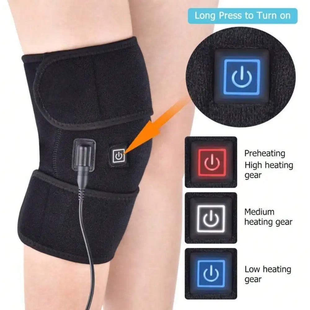 Instant Heat USB Knee Wrap – Soothing Warmth Therapy for Joint & Muscle Comfort, Pain Relief