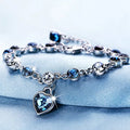 Heart Of The Ocean Crystal Bracelet Fashion Jewelry