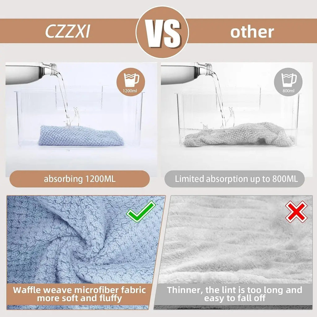 Quick-Dry Microfiber Hair Towel