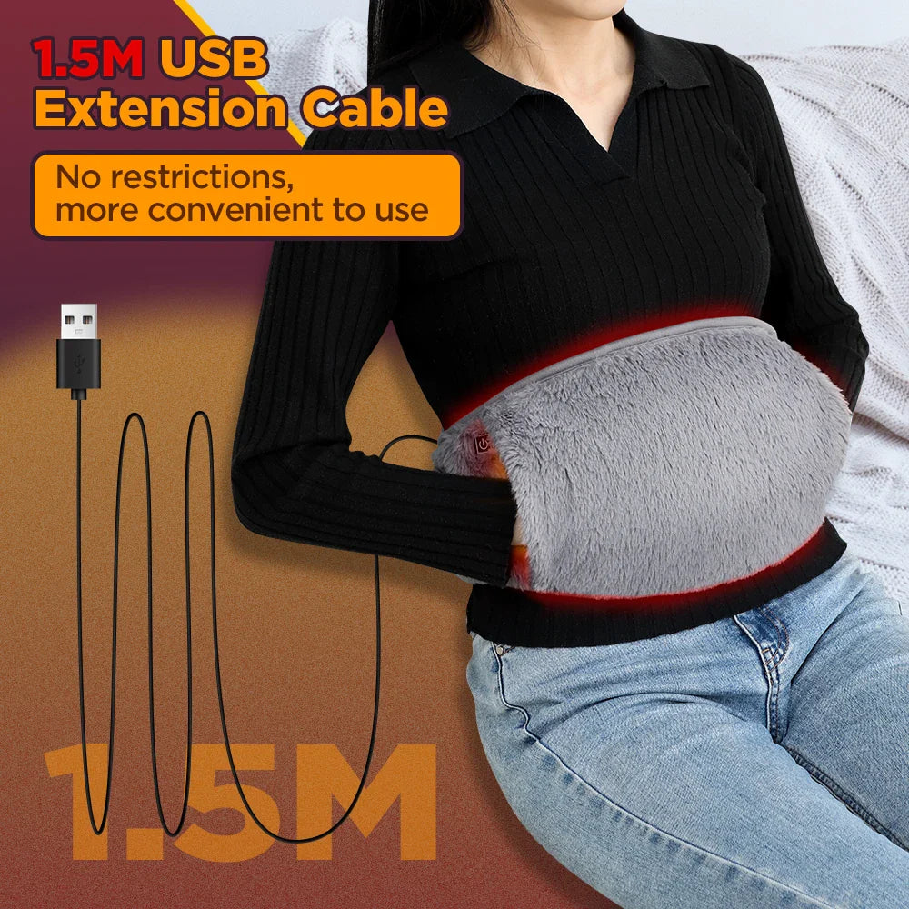 Heating Waist Belt for Abdomen, Back & Hand Warmer