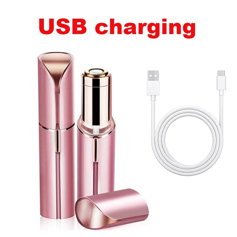 Women's Epilator 4 in 1 Bikini, Arms, Eyebrow, Nose Women Lady Facial Hair Removal Trimmer Face Body Painless Female Shaver
