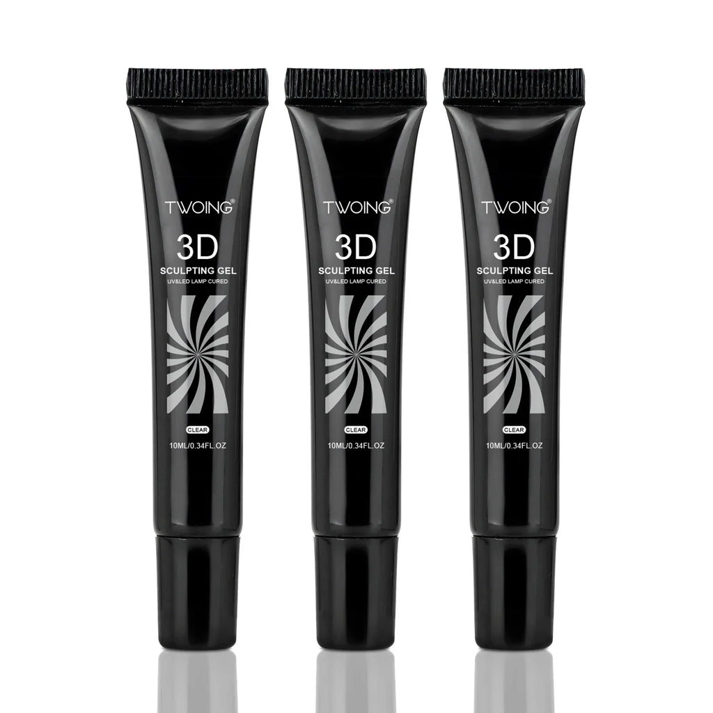 10ml 3D Nail Art Gel - DIY Designs,Waterproof Sculpting gel，Waterproof Nail Art Design Gel for Intricate Carvings & Shapes
