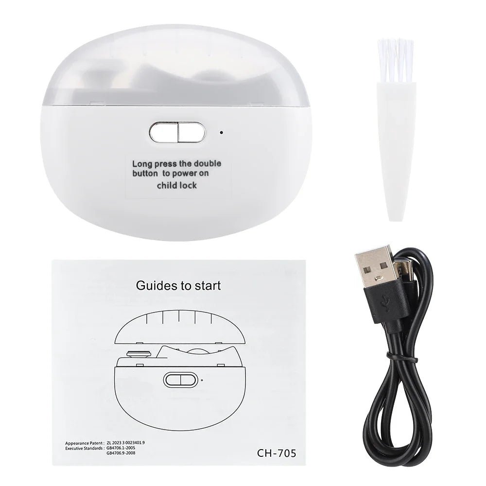 Electric Nail Clippers, 2 In 1 Manicure Kit