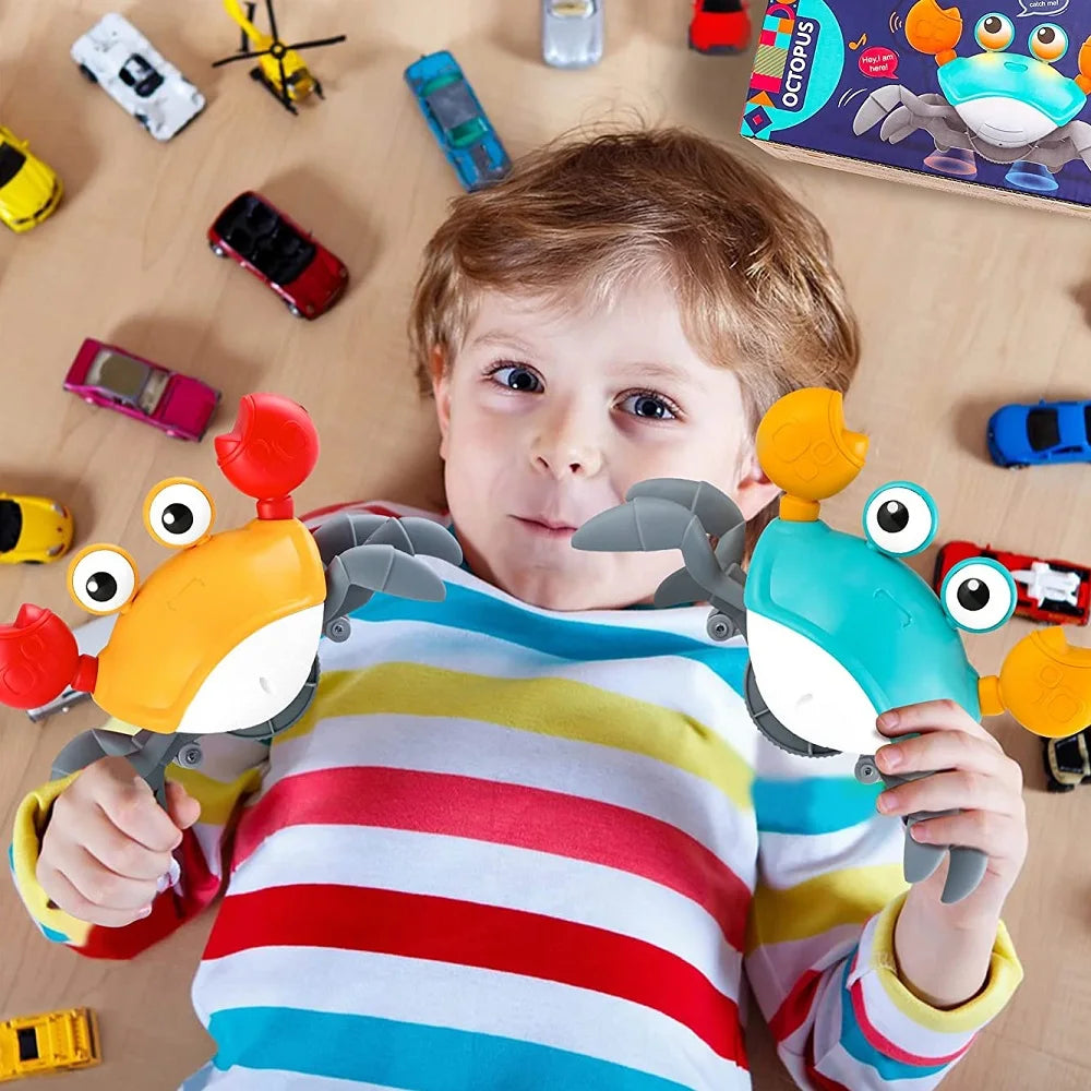 Dancing Crab Toy for Babies Crawling Interactive Crabs