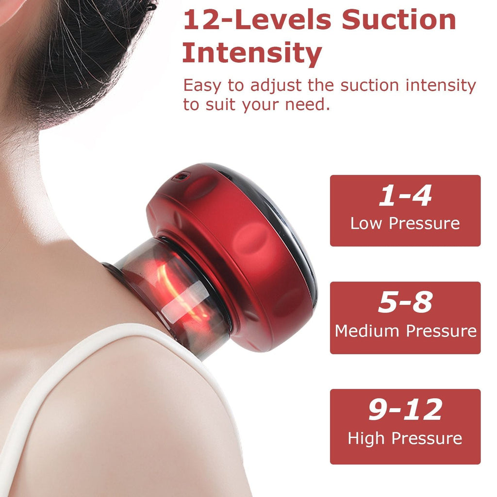 Electric Cupping Therapy Massage - Vacuum Therapy Cupping Therapy Device /Temperature and Suction