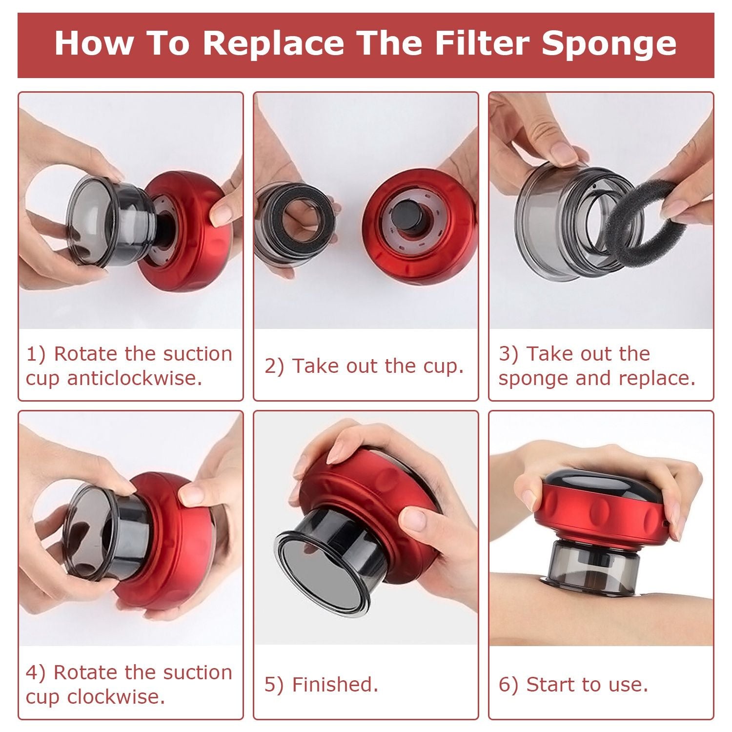 Electric Cupping Therapy Massage - Vacuum Therapy Cupping Therapy Device /Temperature and Suction