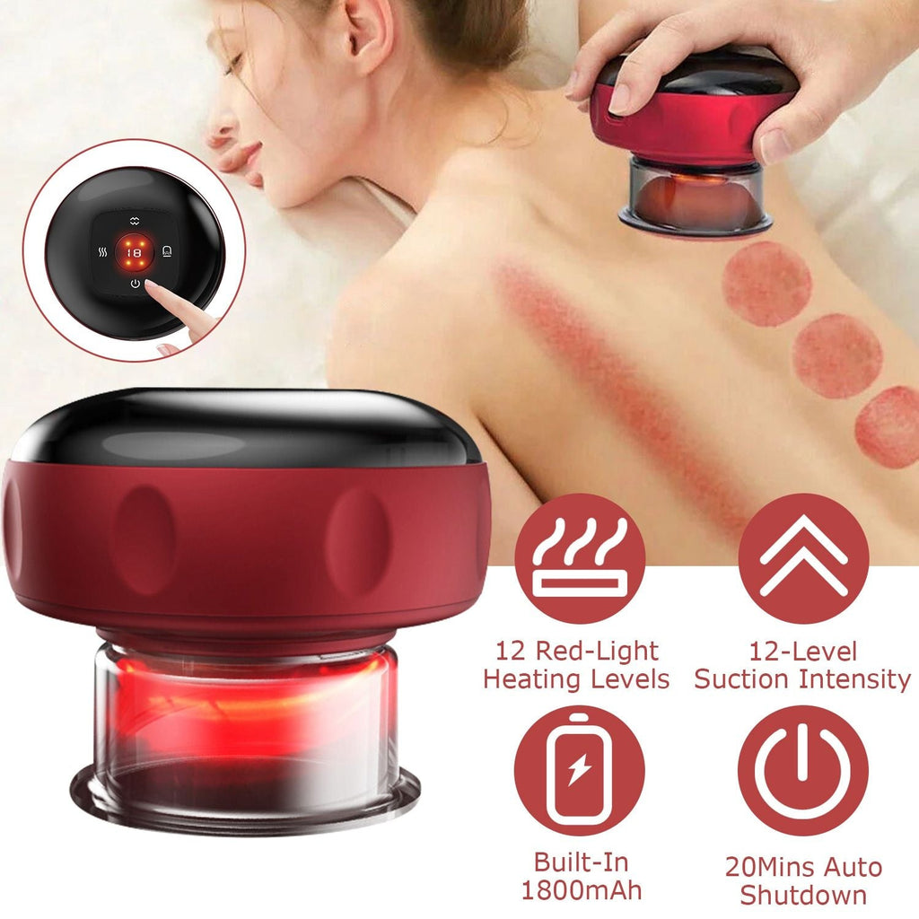 Electric Cupping Therapy Massage - Vacuum Therapy Cupping Therapy Device /Temperature and Suction