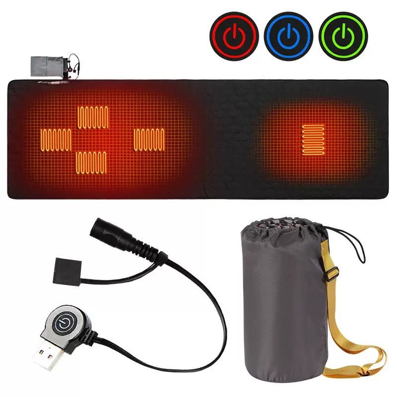 LITEGUEST USB Heated Yoga Matt, Sleeping Matt – Warm & Portable for Outdoor Comfort